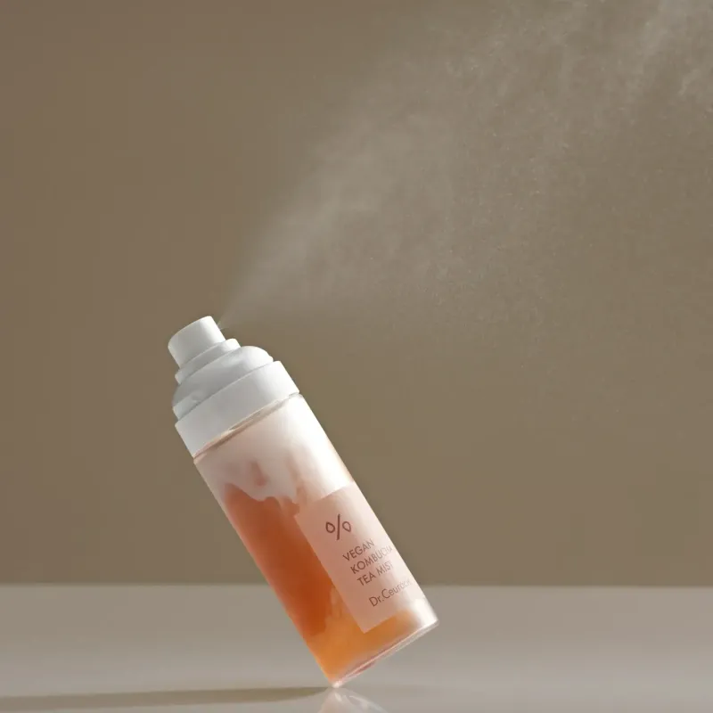 Веганський міст-спрей з екстрактом комбучі і чорного чаю Dr.Ceuracle Vegan Kombucha Tea Mist 80 ml