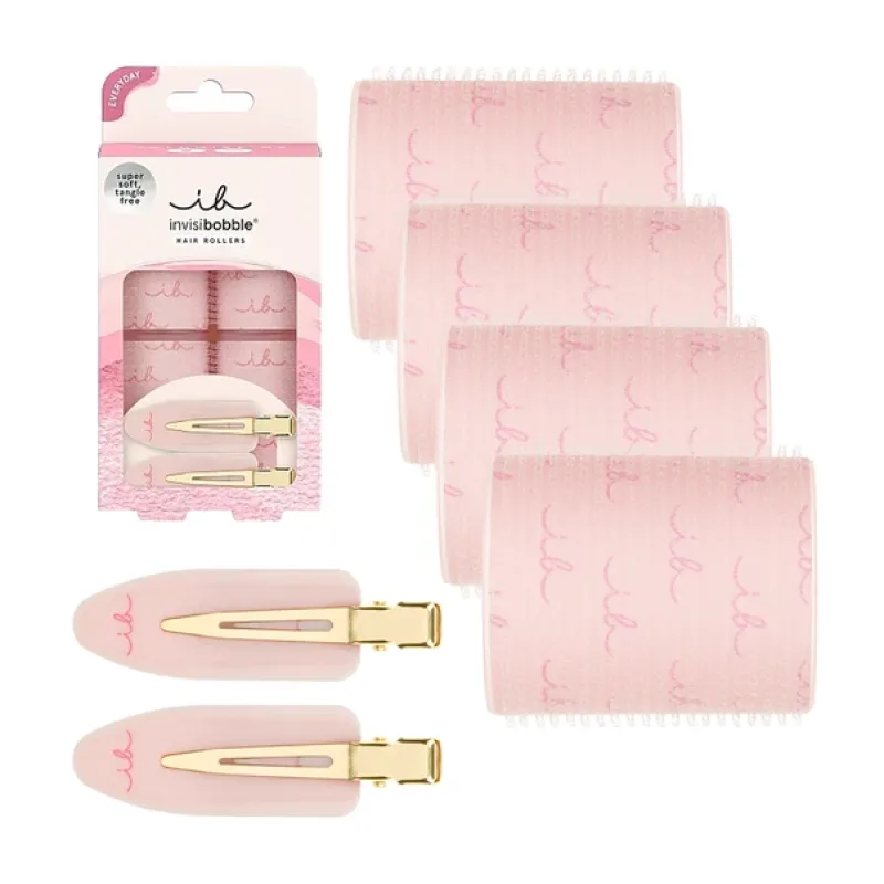 Набор для создания объема (4 бигуди и 2 заколки) invisibobble SET Volumize Me