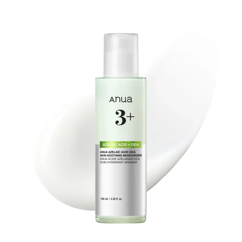 Зволожувальний крем з азелаїновою кислотою та ціка-комплексом Anua Azelaic Acid Cica Skin Soothing Moisturizer 100 ml