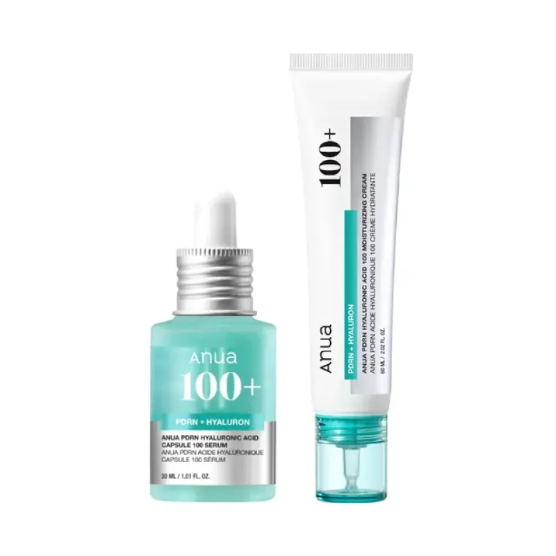 Сироватка для сяяння шкіри з полінуклеотидами Anua PDRN Hyaluronic Acid Capsule 100 Serum 30ml