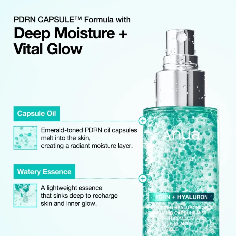 Зволожуючий міст-спрей Anua PDRN Hyaluronic Acid Hydrating Capsule Mist 100 ml