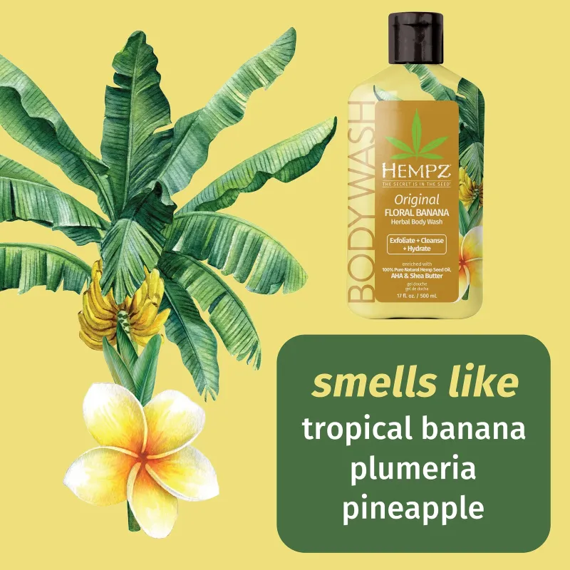 Гель для душа Hempz Original Floral Banana Herbal Body Wash 500 ml
