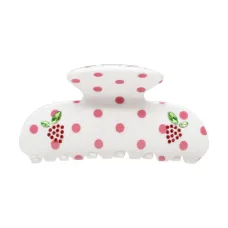 Крабик для волос "Coconut Berry Dot" Emi Jay Sweetheart Clip in Coconut Berry Dot