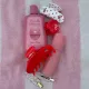 Крабик для волос "Coconut Berry Dot" Emi Jay Sweetheart Clip in Coconut Berry Dot