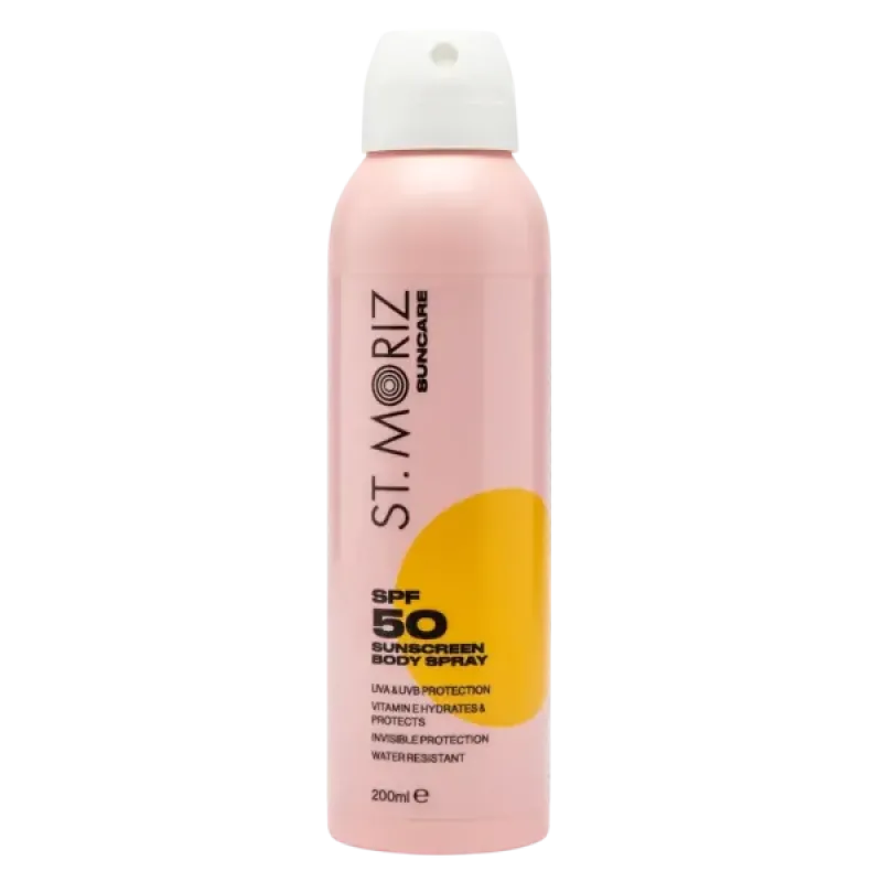 Солнцезащитный спрей St Moriz Suncare SPF 50 Body Spray 200 ml