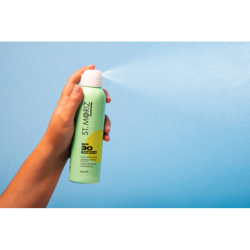 Солнцезащитный спрей St Moriz Suncare SPF 30 Body Spray 200 ml
