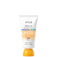 Мінеральний сонцезахисний крем з невагомим фінішем SPF50 ANUA Mineral Weightless Finish Sunscreen 50ml