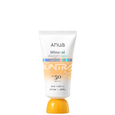 Минеральный солнцезащитный крем с невесомым финишем SPF50 ANUA Mineral Weightless Finish Sunscreen 50ml