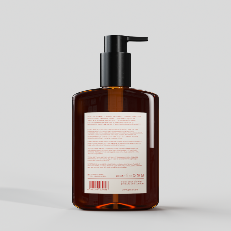 Гель для інтимної гігієни POSE Intimate Cleanser Aphrodisiac Blossom 200 ml