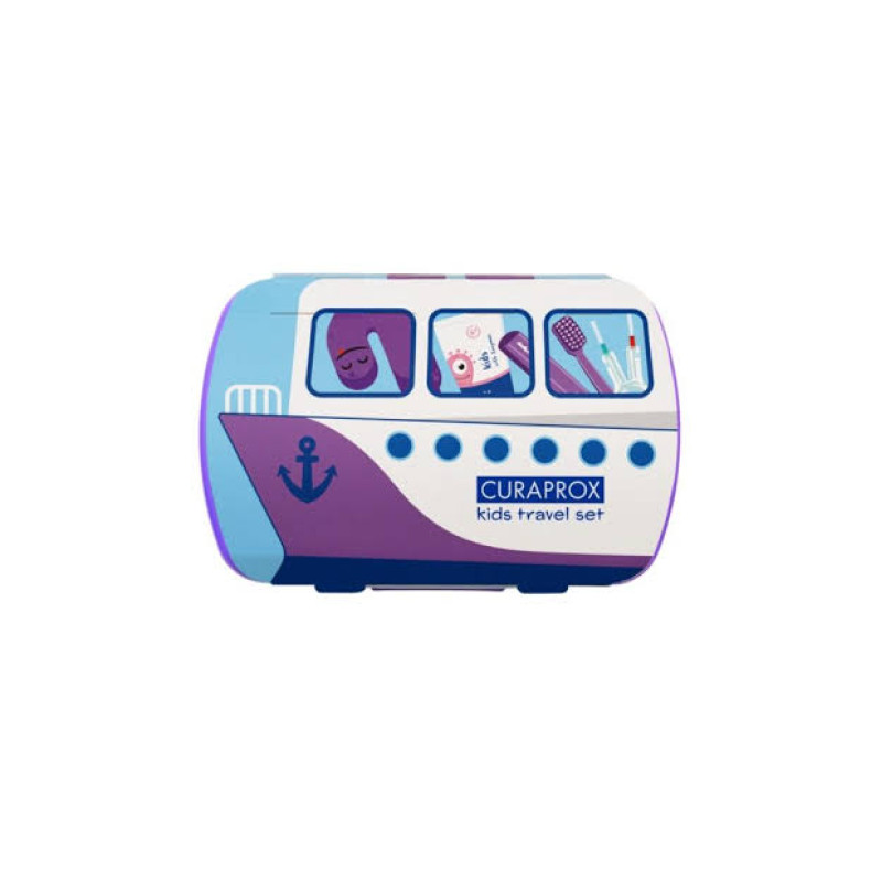 Детский дорожный набор (Фиолетовый) CURAPROX Kids Travel Set