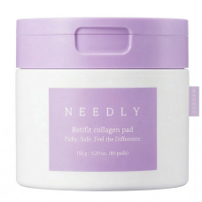 Тонер-педи з колагеном для зволоження та пружності Needly Retifit Collagen Pad 80 шт