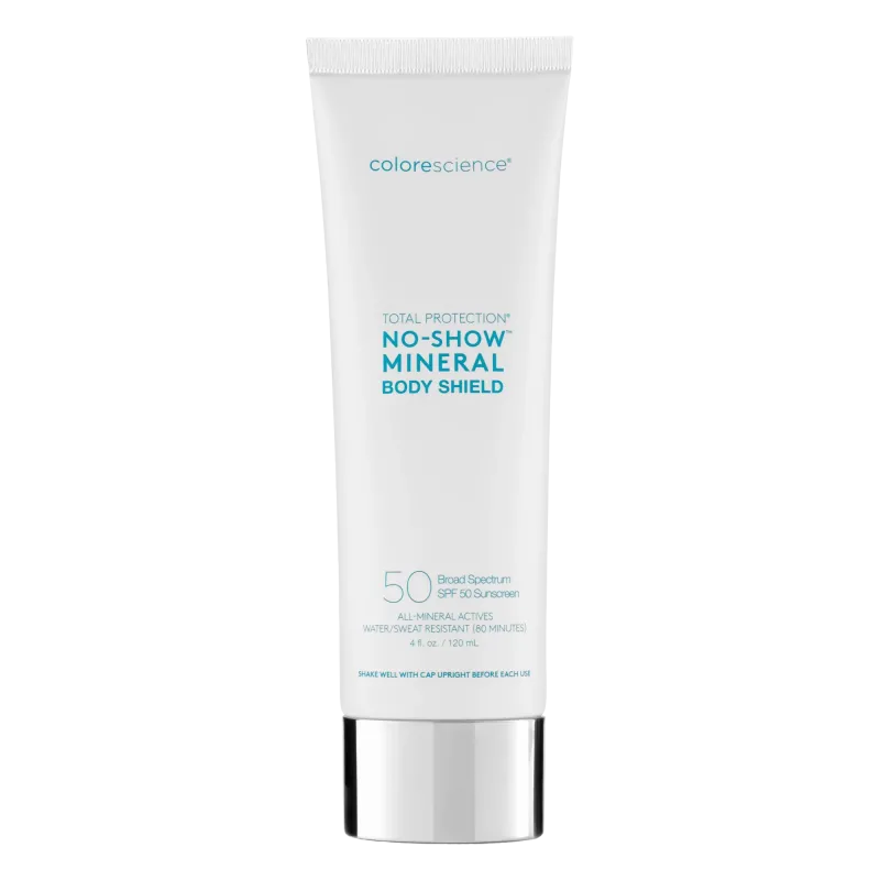 Невидимий мінеральний сонцезахисний крем для тіла Colorescience Total Protection® No-Show™ Body Shield SPF 50 120 ml