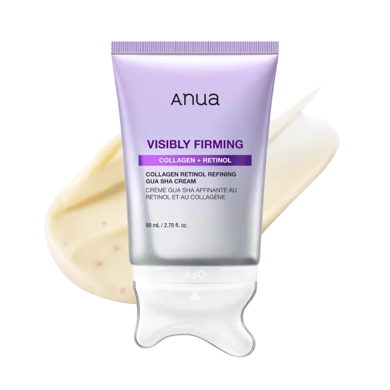 Антивіковий крем-масажер з колагеном та ретинолом Anua Collagen Retinol Refining Gua Sha Cream 80 ml