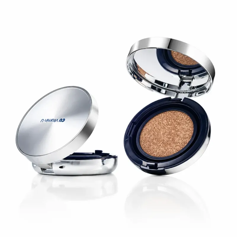 Кушон с полинуклеотидами и витамином U (21 оттенок) CU: Vitamin U Coverfit Cushionpact No.21 SPF 50+ PA++++ 15g+15g