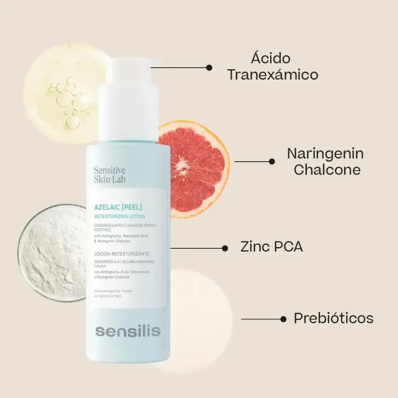Ретекстуруючий лосьйон-пілінг азелаїновий Sensilis AZELAIC [PEEL] 100 ml