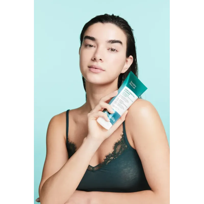 Очищающий гель с цинком и экстрактом льна Sensilis Purify Essential Cleanser 200 ml