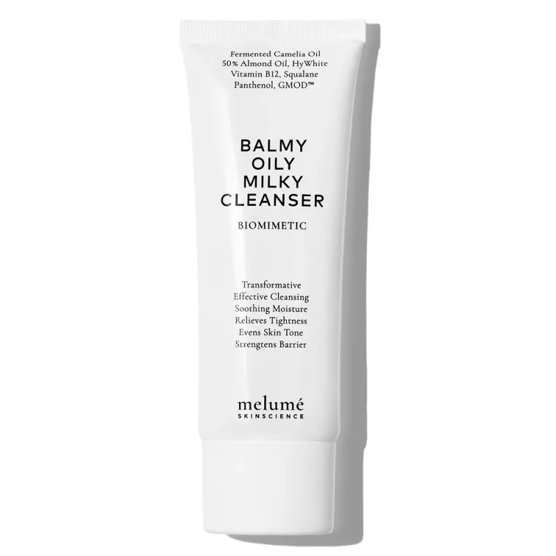 Осветляющий увлажняющий бальзам для очищения кожи Melume Balmy Oily Milky Cleanser 125 ml