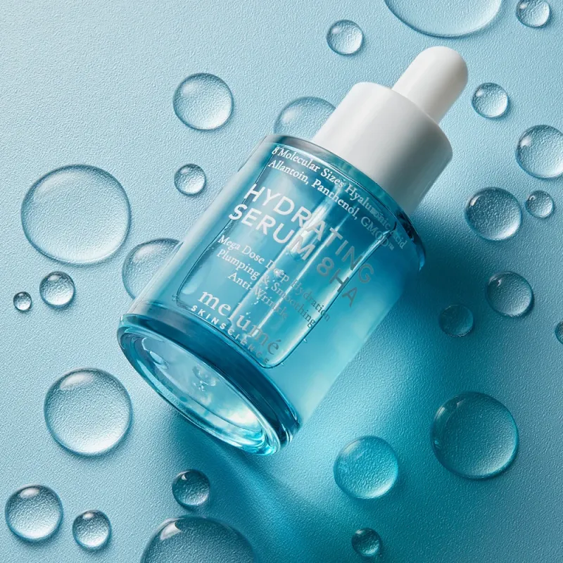 Зволожувальна сироватка з 8-ма видами гіалуронової кислоти Melume Hydrating Serum 8HA 30 ml