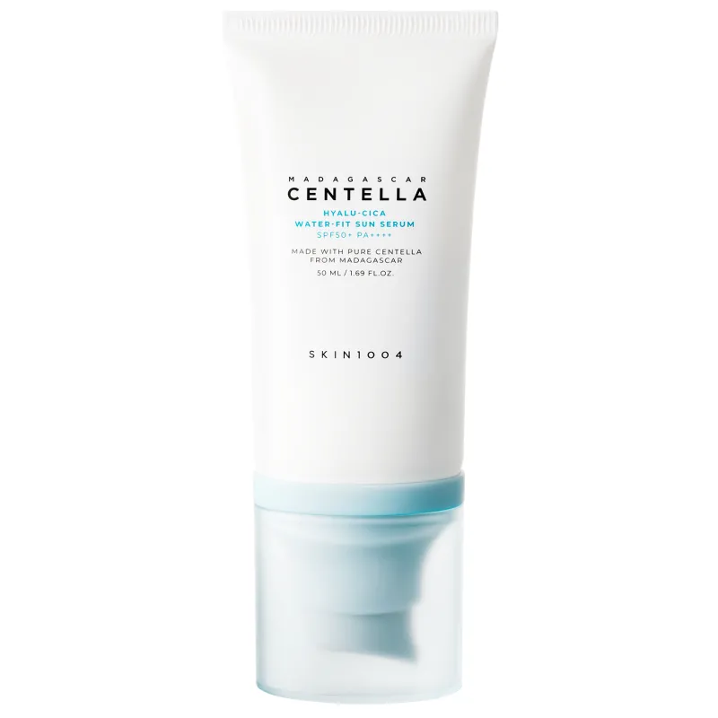 Легкая солнцезащитная крем-сыворотка для лица Skin1004 Madagascar Centella Hyalu-Cica Water-Fit Sun Serum SPF50+ PA++++ 50 ml