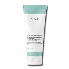 Успокаивающая пенка для умывания Anua Heartleaf Succinic Moisture Cleansing Foam 150 ml