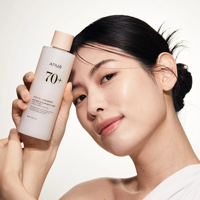 Питательный тонер с рисовым экстрактом и керамидами Anua Rice 70 Glow Milky Toner 250 ml
