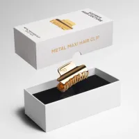 Металева заколка для волосся Sister's Aroma Gold Maxi