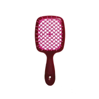 Janeke Superbrush Small Бургунди с розовым