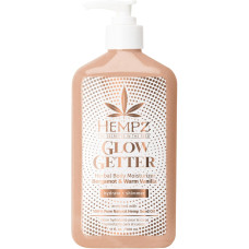 Молочко для тіла з шиммером "Бергамот та тепла ваніль" Hempz Glow Getter Bergamot & Warm Vanilla Herbal Body Moisturizer 500 ml