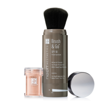 Мінеральна пудра для жирної та проблемної шкіри, тон 01 NOON Brush & Go For Oil Skin SPF 50 2х5 g