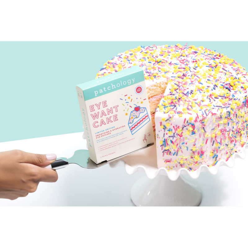 Разглаживающие и увлажняющие лимитированные патчи Patchology Eye Want Cake Limited Edition Smoothing & Hydrating Eye Patches (5 пар)