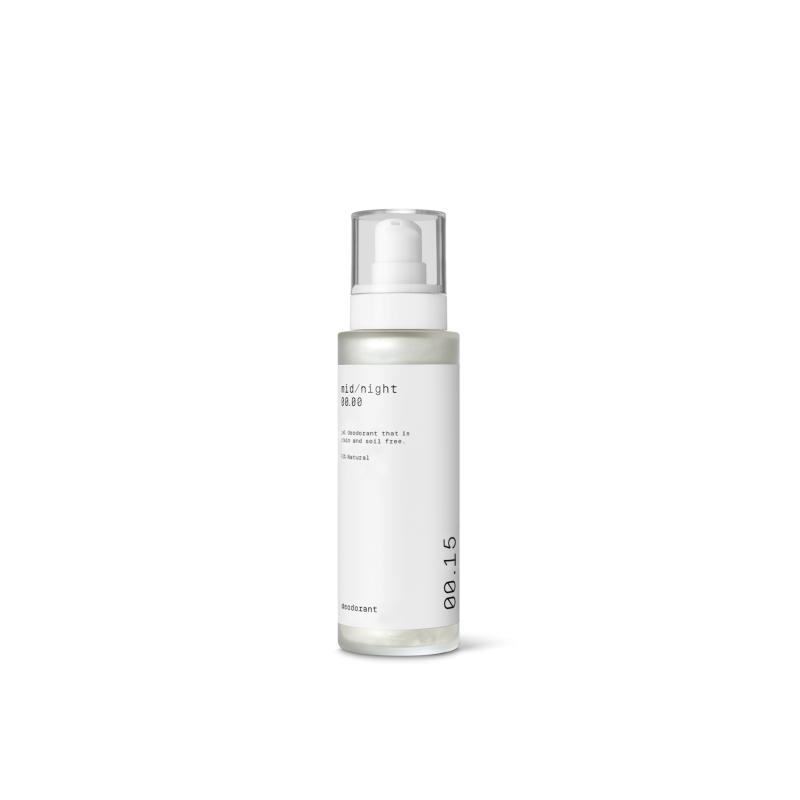 Длинный прозрачный гелевый дезодорант Mid/night 00.00 Deodorant 00.15 100 ml