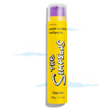 Зубна паста для м'якого відбілювання Hismile The Simpsons Purple Squishee Toothpaste 60g