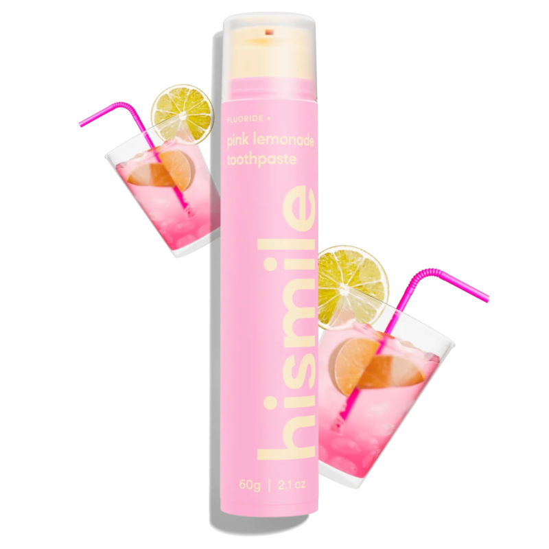 Зубная паста со вкусом розового лимонада Hismile Pink Lemonade Toothpaste 60g
