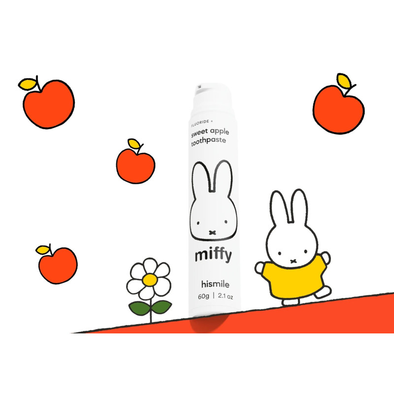 Зубна паста зі смаком солодкого яблука Hismile Miffy Toothpaste 60g