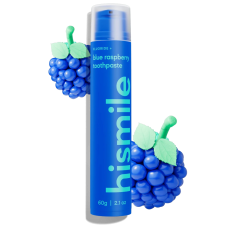 Зубна паста зі смаком блакитної малини Hismile Blue Raspberry Toothpaste 60g