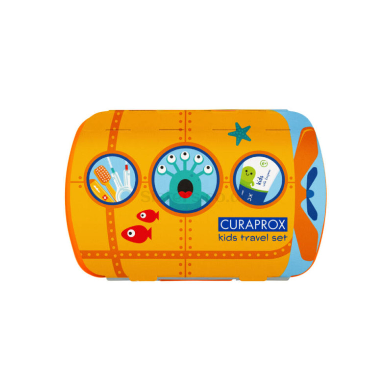 Детский дорожный набор (Оранжевый) CURAPROX Kids Travel Set