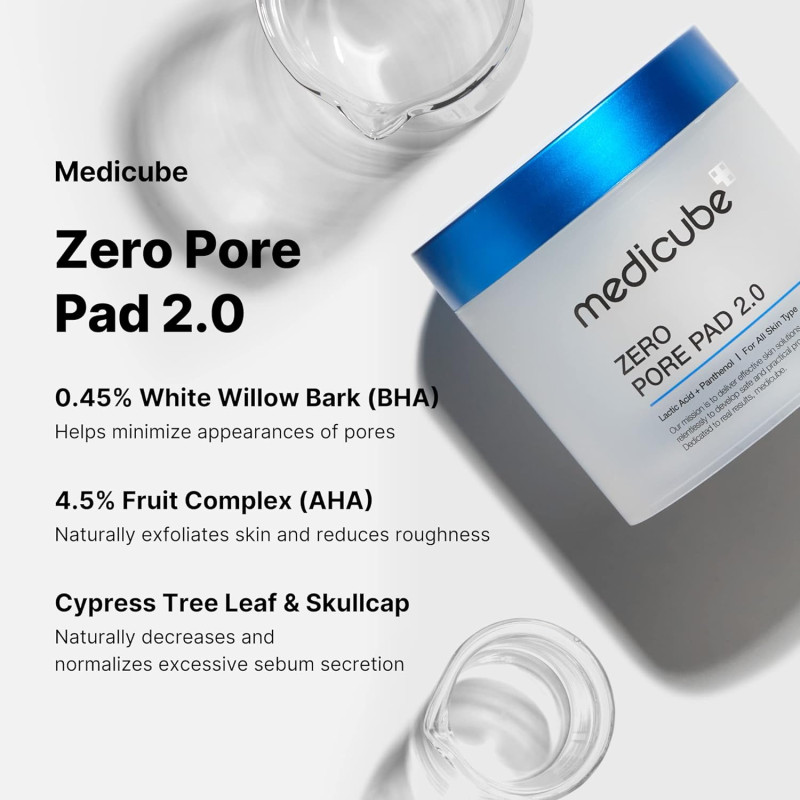 Пілінг пади для очищення та звуження пор Medicube Zero Pore Pads 2.0 (70 шт.)
