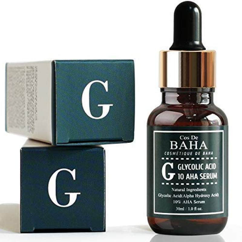 Сыворотка пилинг с гликолевой кислотой Cos De Baha Glycolic Serum Gel Peel 10%, AHA, 30 мл.
