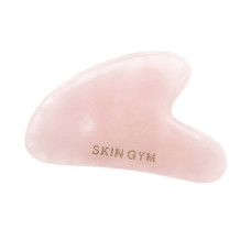 Скребок гуаша Skin Gym Rose Quartz Crystal Sculpty Heart Gua Sha