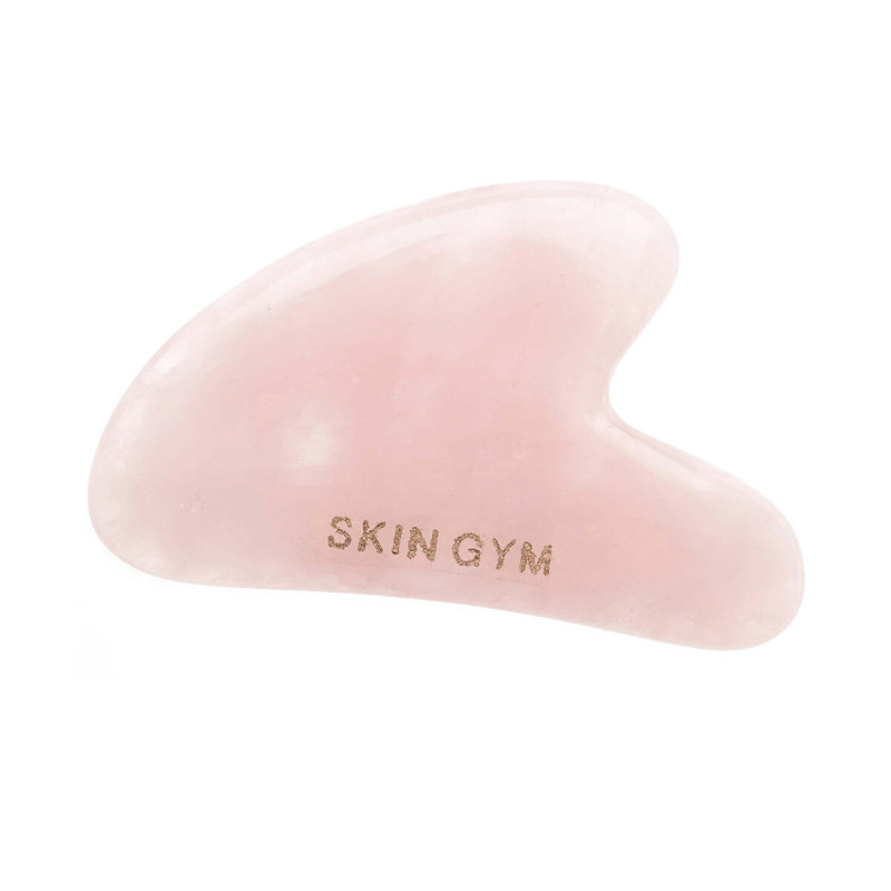 Скребок гуаша Skin Gym Rose Quartz Crystal Sculpty Heart Gua Sha