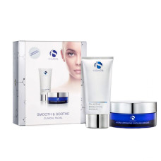 Набір засобів для догляду за обличчям "Оксамитова шкіра" iS Clinical Smooth & Soothe Clinical Facial