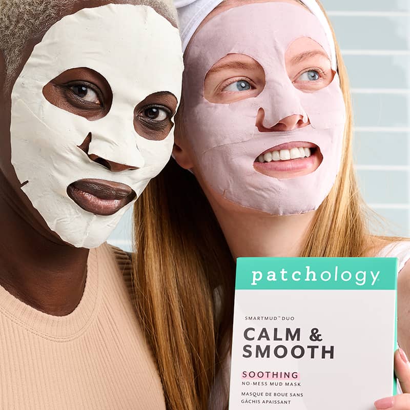 Дуо масок Обновляющая + Успокаивающая Patchology SmartMud Duo - Smooth + Calm
