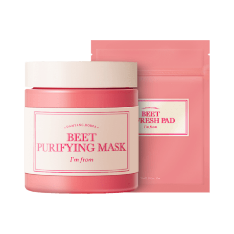 Глиняна маска для очищення пор із PHA-кислотою I`M FROM Beet Purifying Mask 110 г