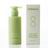 Пенка для умывания BY WISHTREND Green Tea & Enzyme Milky Foaming Wash 140 ml