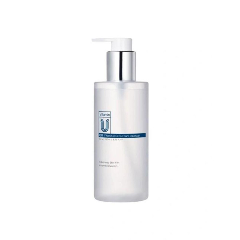 М'яка очищуюча олійка-пінка із вітаміном U CUSKIN Vitamin U Oil To Foam Cleanser 250 ml