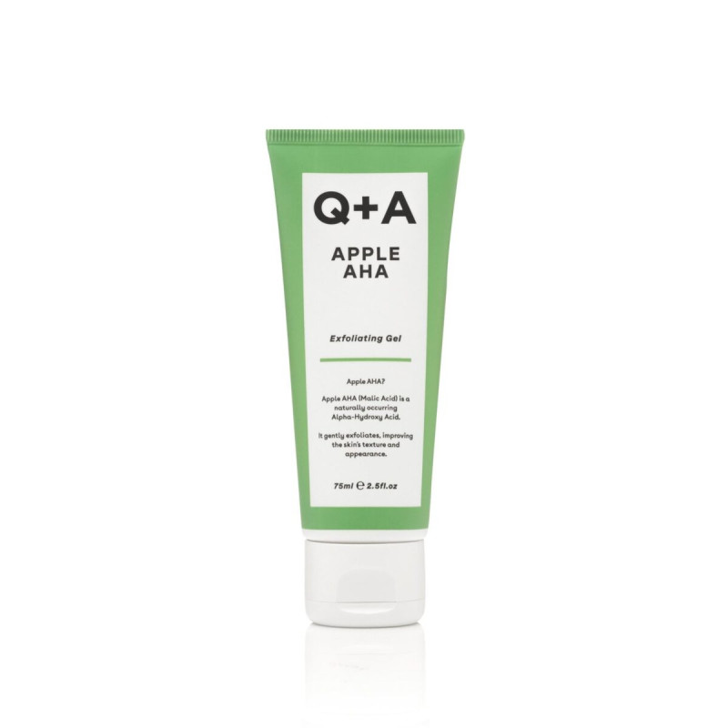 Отшелушивающий гель с кислотами для лица Q+A Apple AHA Exfoliating Gel 75 ml