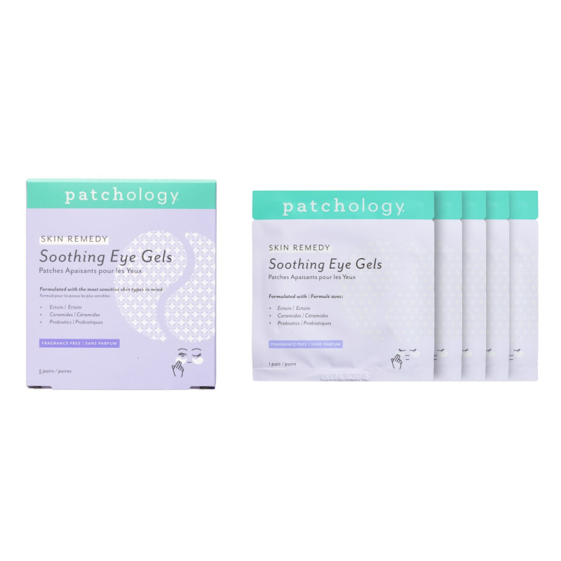 Успокаивающие и защитные патчи Patchology Skin Remedy Soothing Eye Gel (5 пар)
