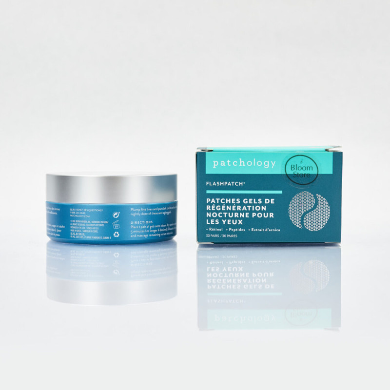 Нічні відновлюючі патчі Patchology FlashPatch® Restoring Night Eye Gels (30 пар)