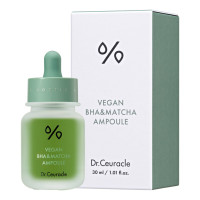 Ампульна сироватка з BHA кислотою та екстрактом Матчa Dr.Ceuracle Vegan BHA&Matcha Ampoule 30 ml