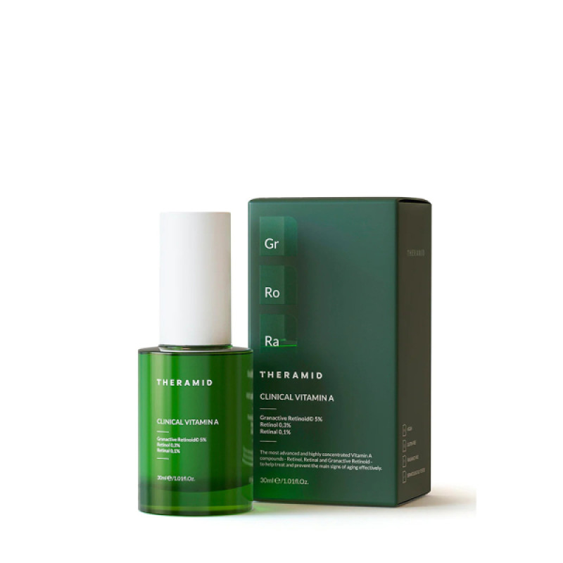 Уход с высококонцентрированным витамином А THERAMID CLINICAL VITAMIN A 30ml - High-Concentrated Vitamin A Treatment 30 мл.